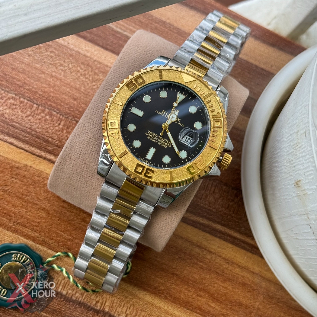 Rolex Yacht master | Chain Edition | Dual Tone With Black Dial_img_7
