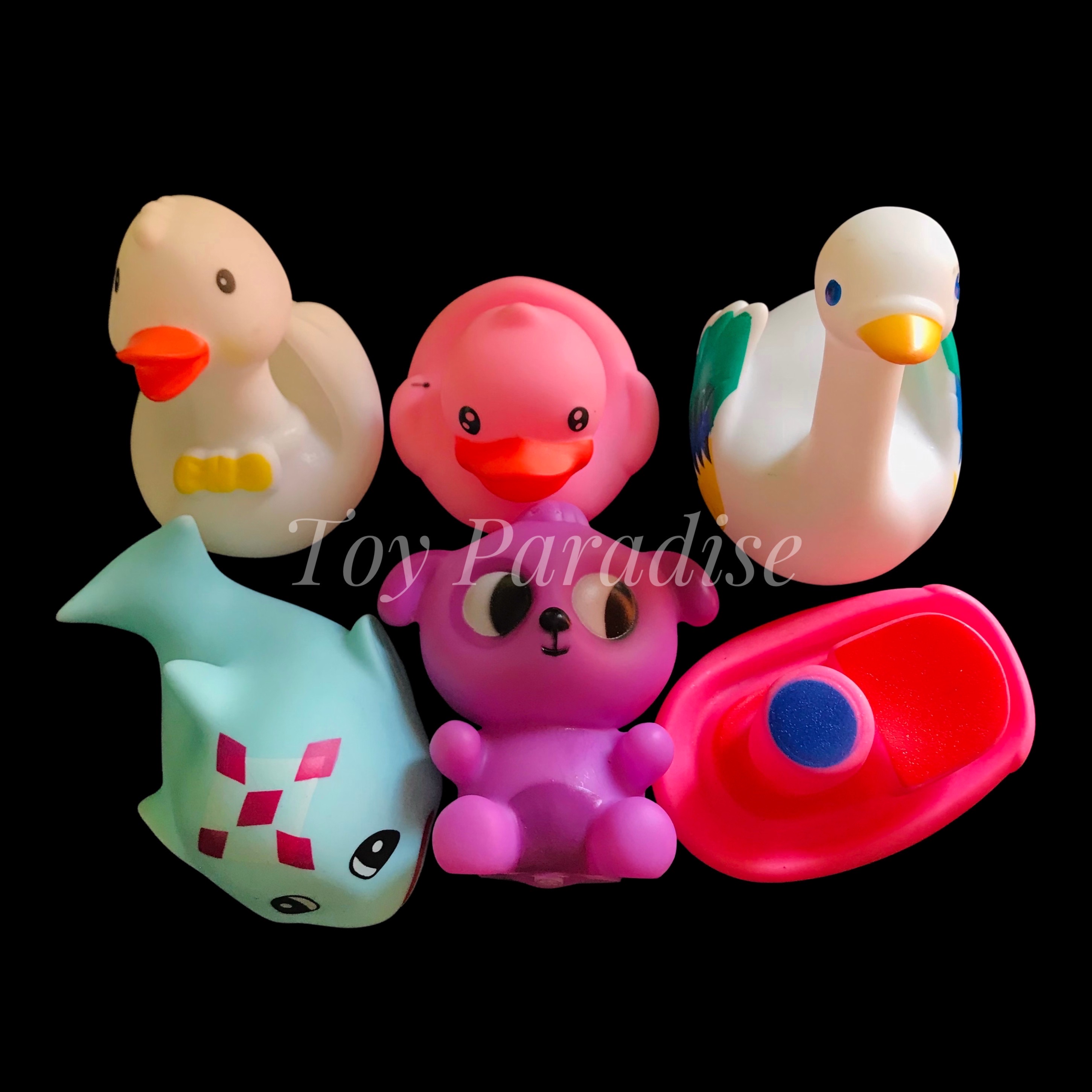 6pcs Duck & Bathtub Set