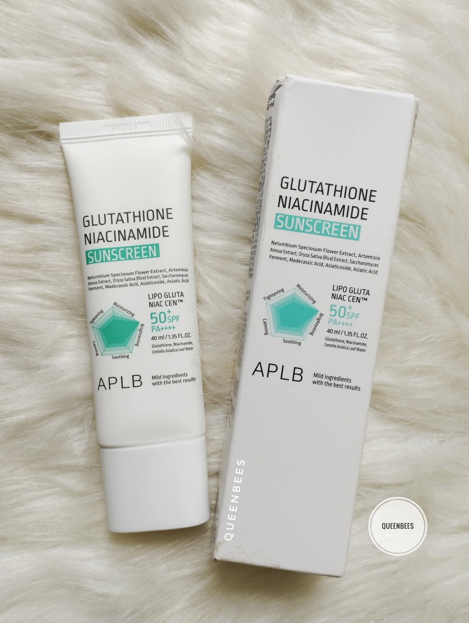 APLB Glutathione Niacinamide Sunscreen 50+Spf