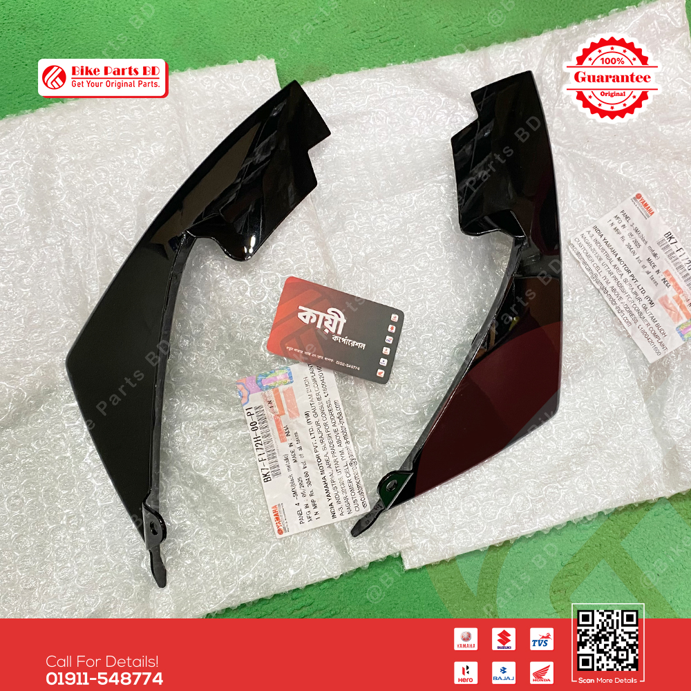 3/4 Part (Glossy Black) for Yamaha R15 V3 bike._img_0