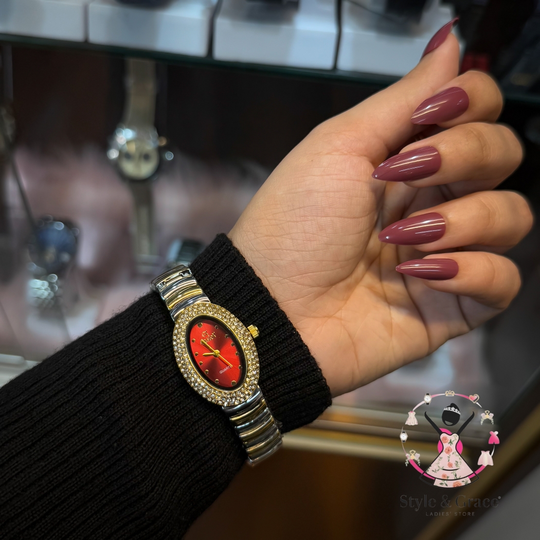 Caslex | CX - | Stoned Constellation | Dual Tone | Red Dial