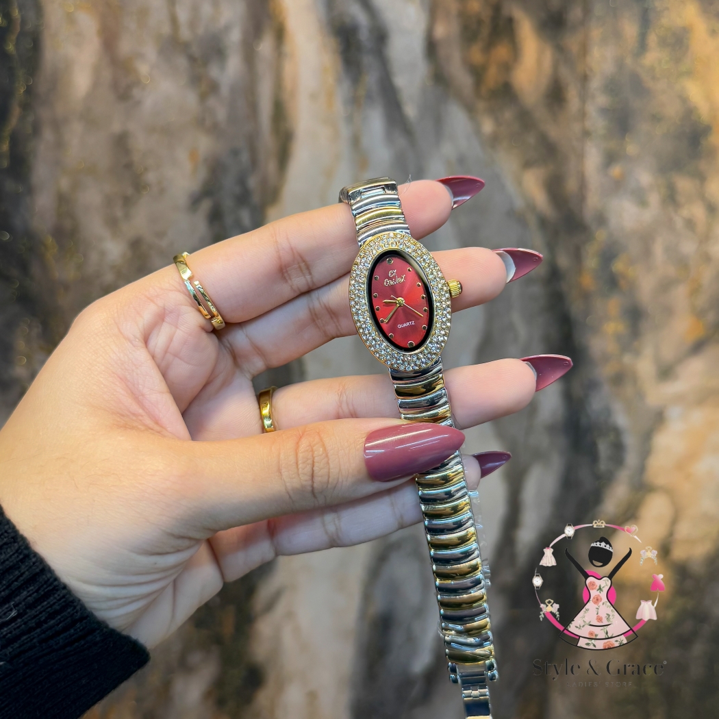 Caslex | CX - | Stoned Constellation | Dual Tone | Red Dial_img_5