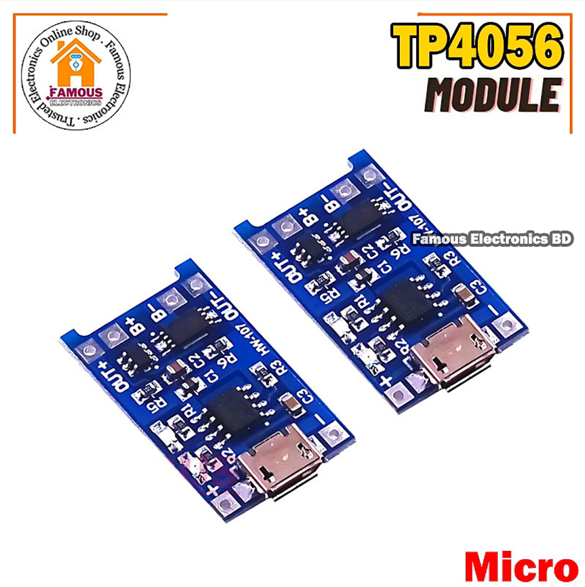 1PCS TP4056 DC 5V 1A Mini Micro USB Interface Lithium Battery Charging Board - DIY Charger Module for Easy Battery Charging_img_3