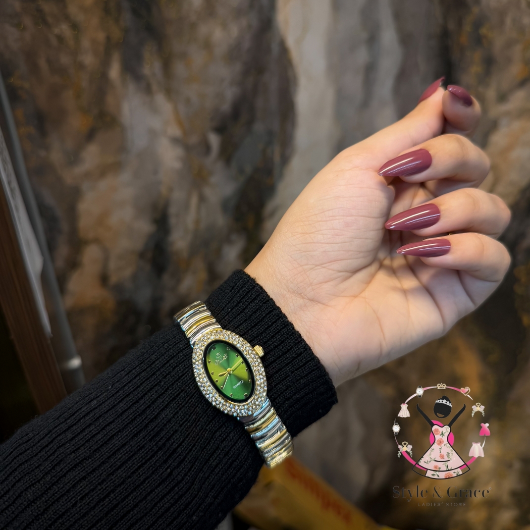 Caslex | CX - | Stoned Constellation | Dual Tone | Green Dial