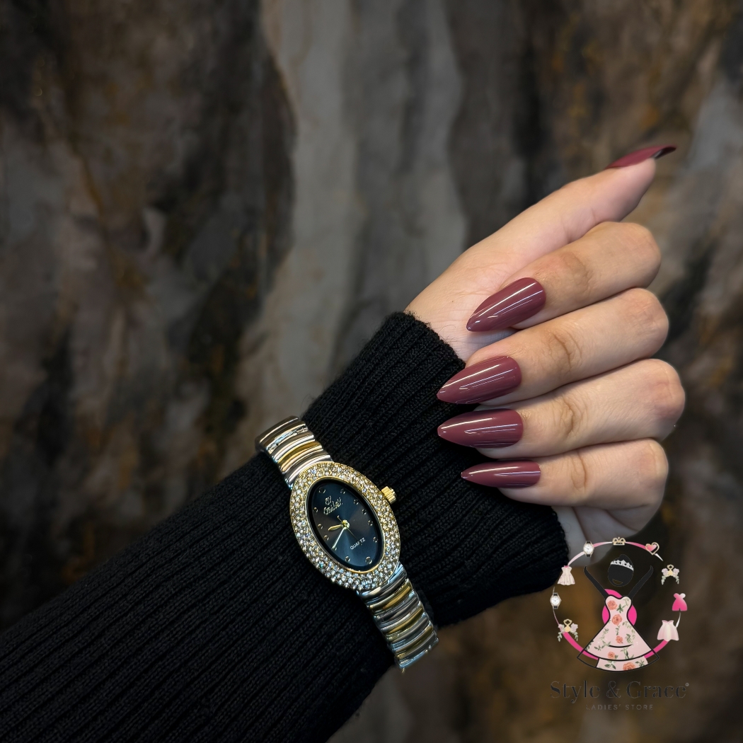 Caslex | CX - | Stoned Constellation | Dual Tone | Black  Dial