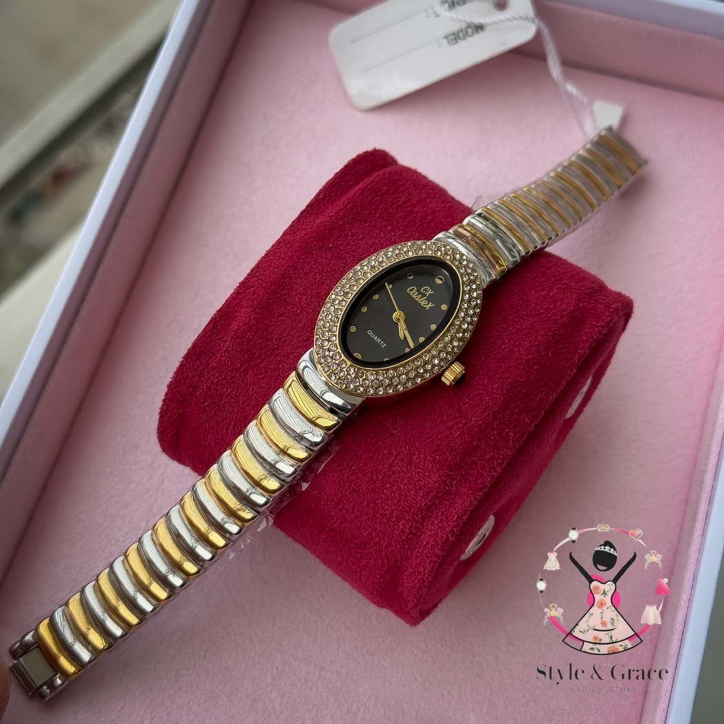 Caslex | CX - | Stoned Constellation | Dual Tone | Black  Dial_img_1