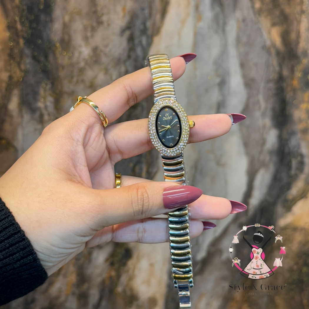 Caslex | CX - | Stoned Constellation | Dual Tone | Black  Dial_img_4