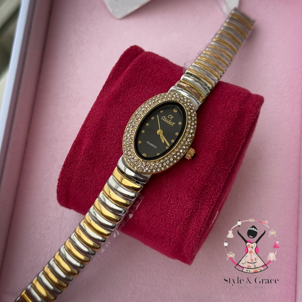 Caslex | CX - | Stoned Constellation | Dual Tone | Black  Dial_img_5