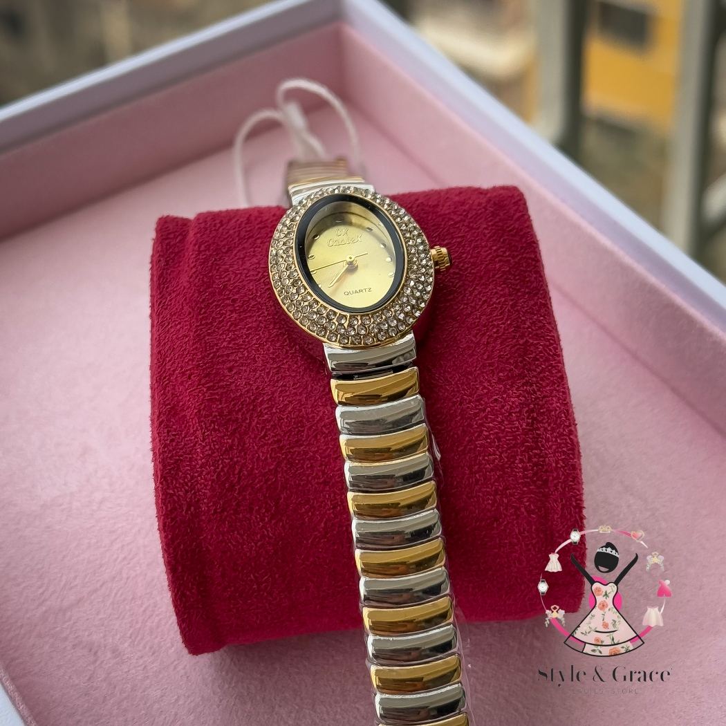 Caslex | CX - | Stoned Constellation | Dual Tone | Sunflower gold Dial_img_3