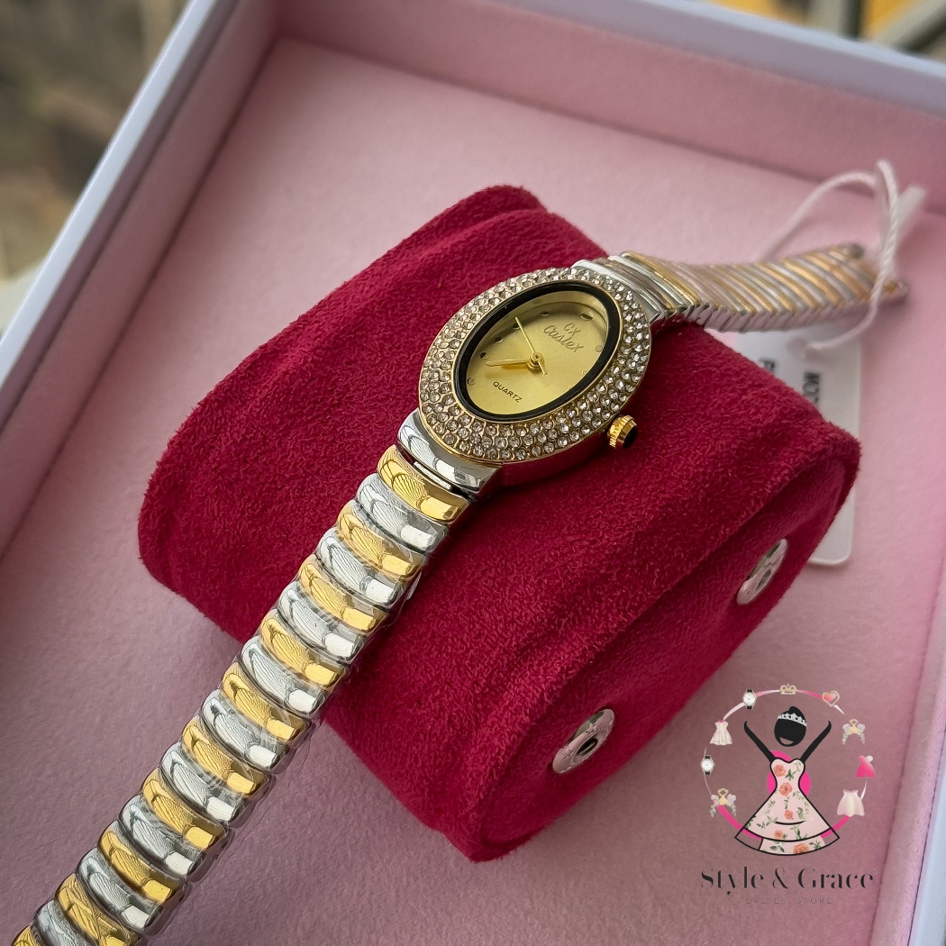 Caslex | CX - | Stoned Constellation | Dual Tone | Sunflower gold Dial_img_6