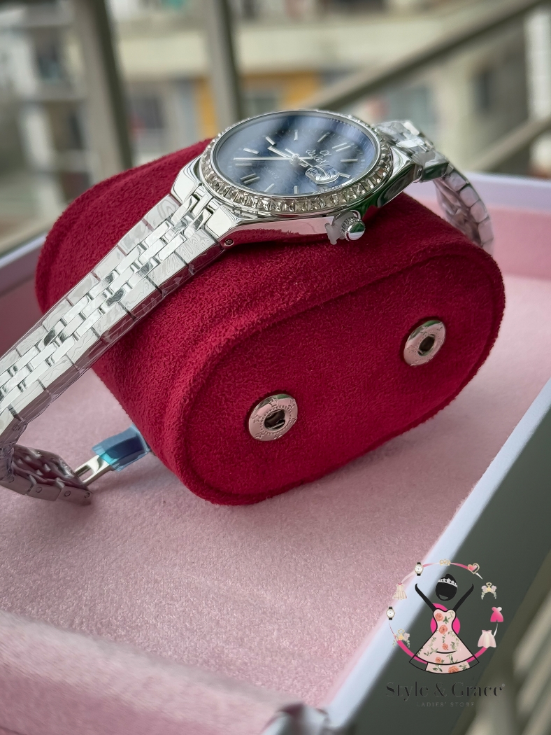 Caslex | CX - | LD Stone style | Singel Tone | Blue Dial_img_7