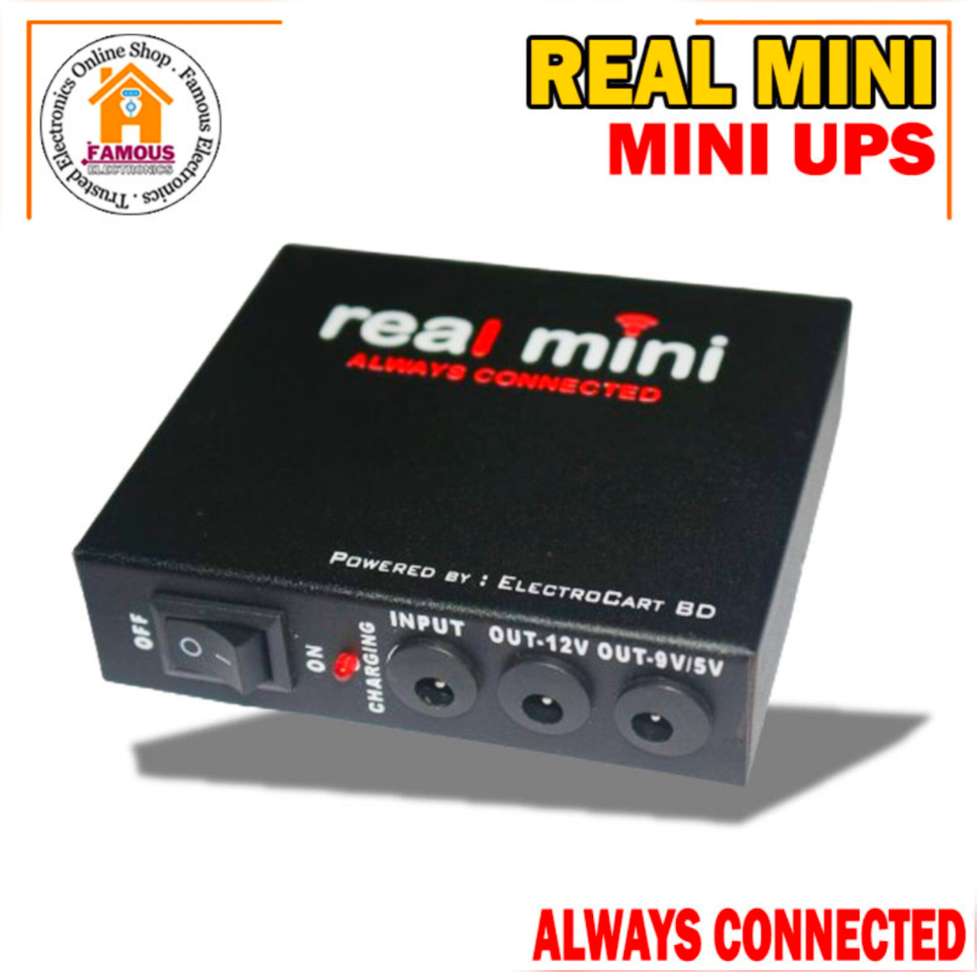 Real Mini UPS 8800 mAh DC UPS for Router, Onu, CC Camera 9 12 Volt Output_img_0