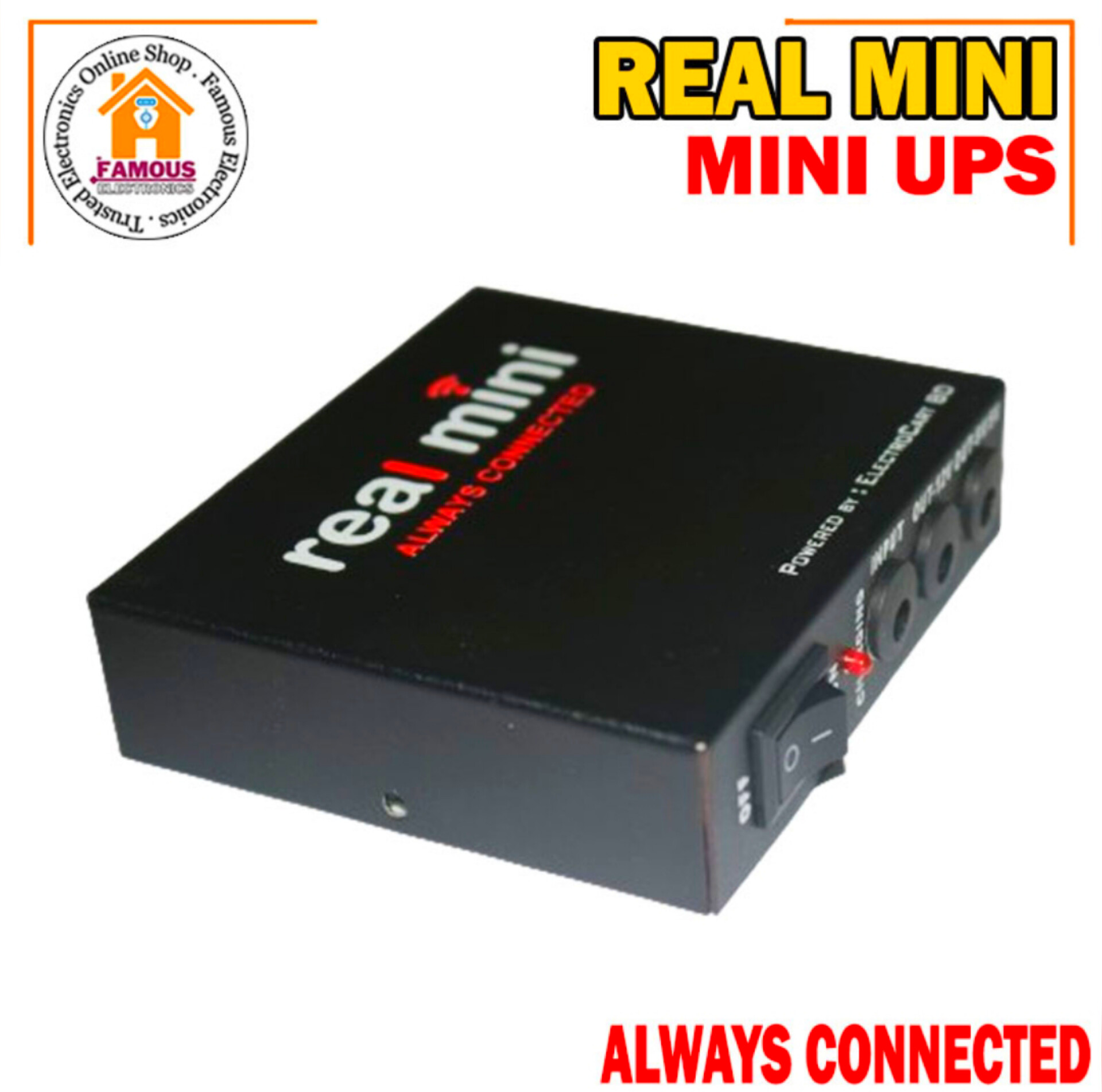 Real Mini UPS 8800 mAh DC UPS for Router, Onu, CC Camera 9 12 Volt Output_img_2