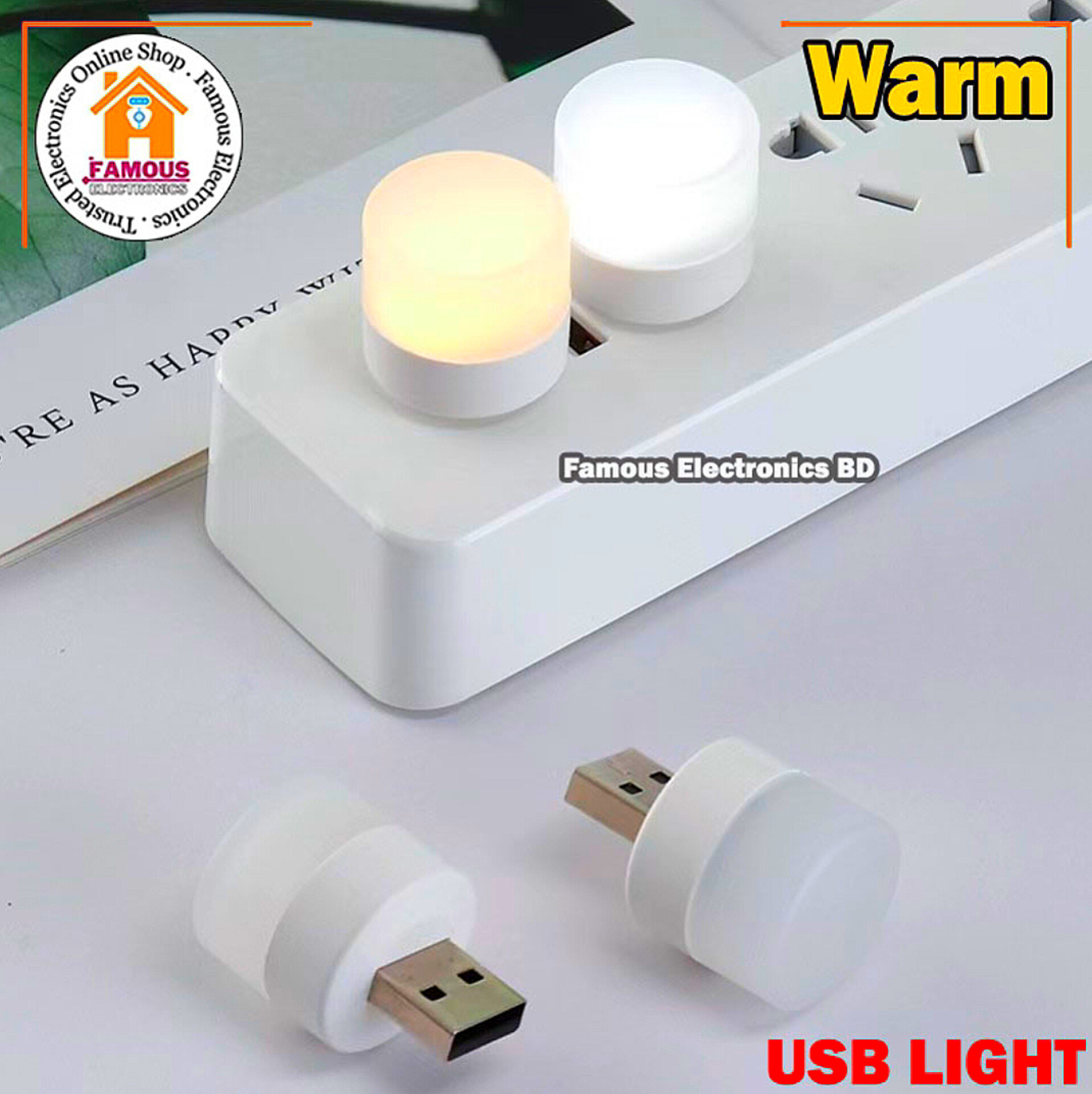 USB Night Light White/Warm Light Better Quality_img_5