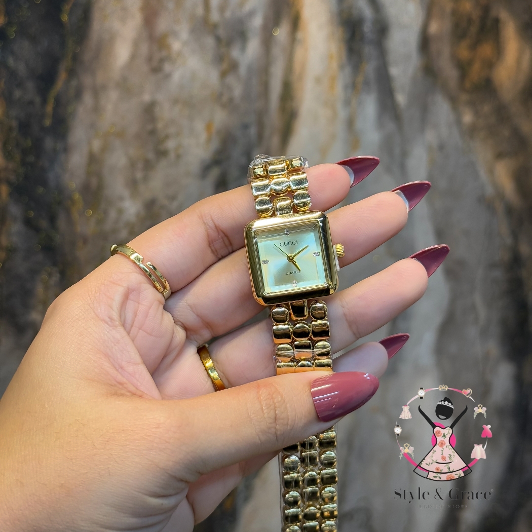 Gucci Square dial | Full gold body | Sunflower gold dial_img_4
