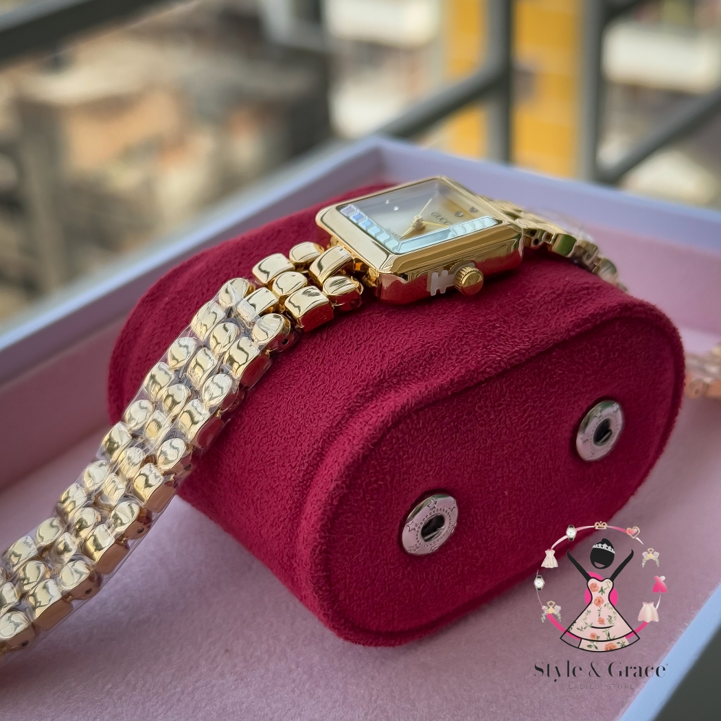 Gucci Square dial | Full gold body | Sunflower gold dial_img_7