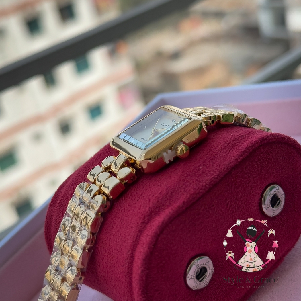 Gucci Square dial | Full gold body | Sunflower gold dial_img_10