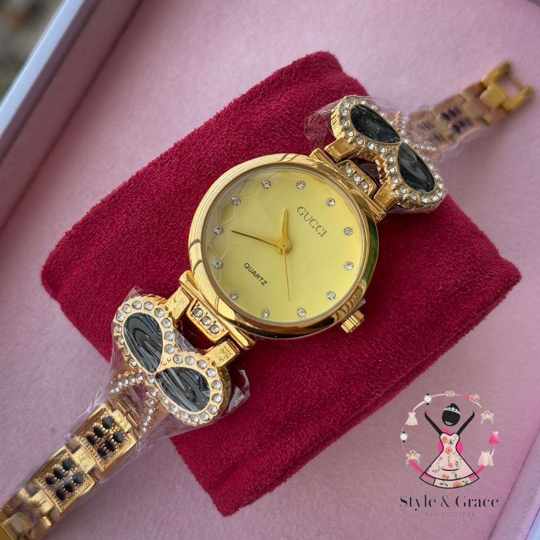 Gucci Butterfly | Black Sunflower gold_img_3