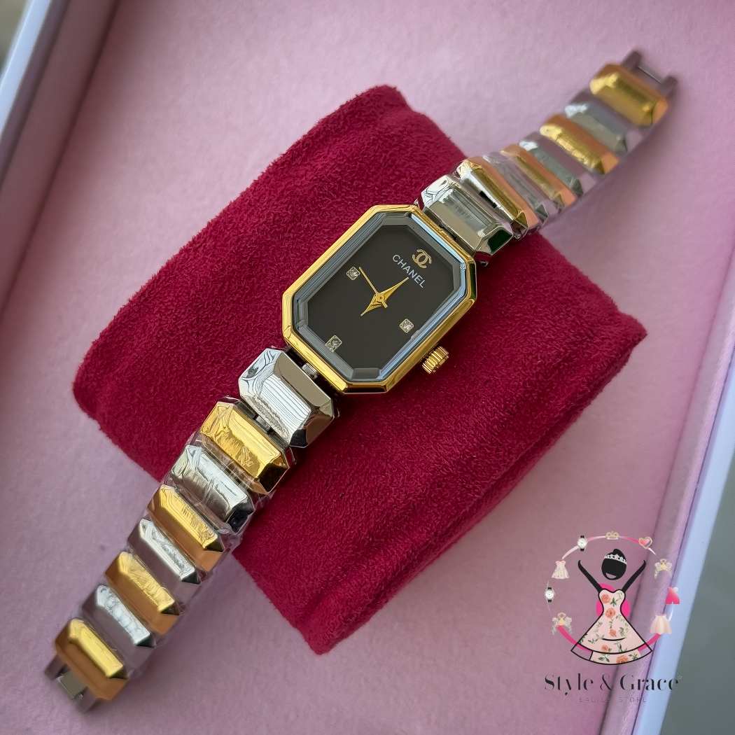 Channel Hexa Long | Dual Tone | Black Dial