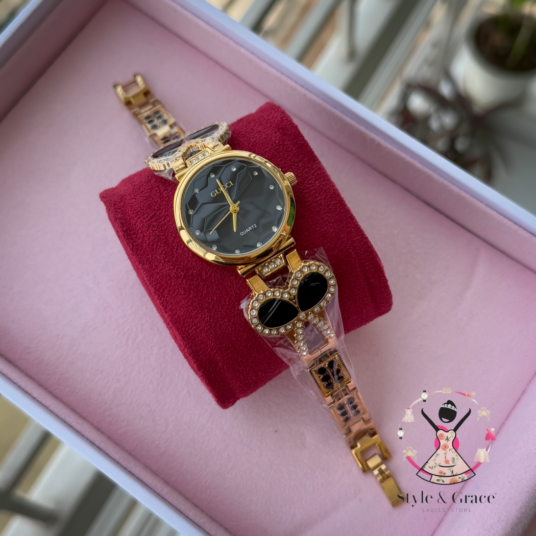 Gucci Butterfly Style | Black dial