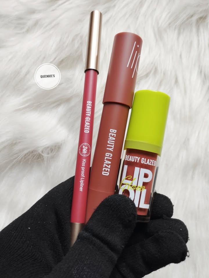 Beauty Glazed Lipliner ;Beauty Glazed crayon Lipstick ; Beauty glazed Lip Oil