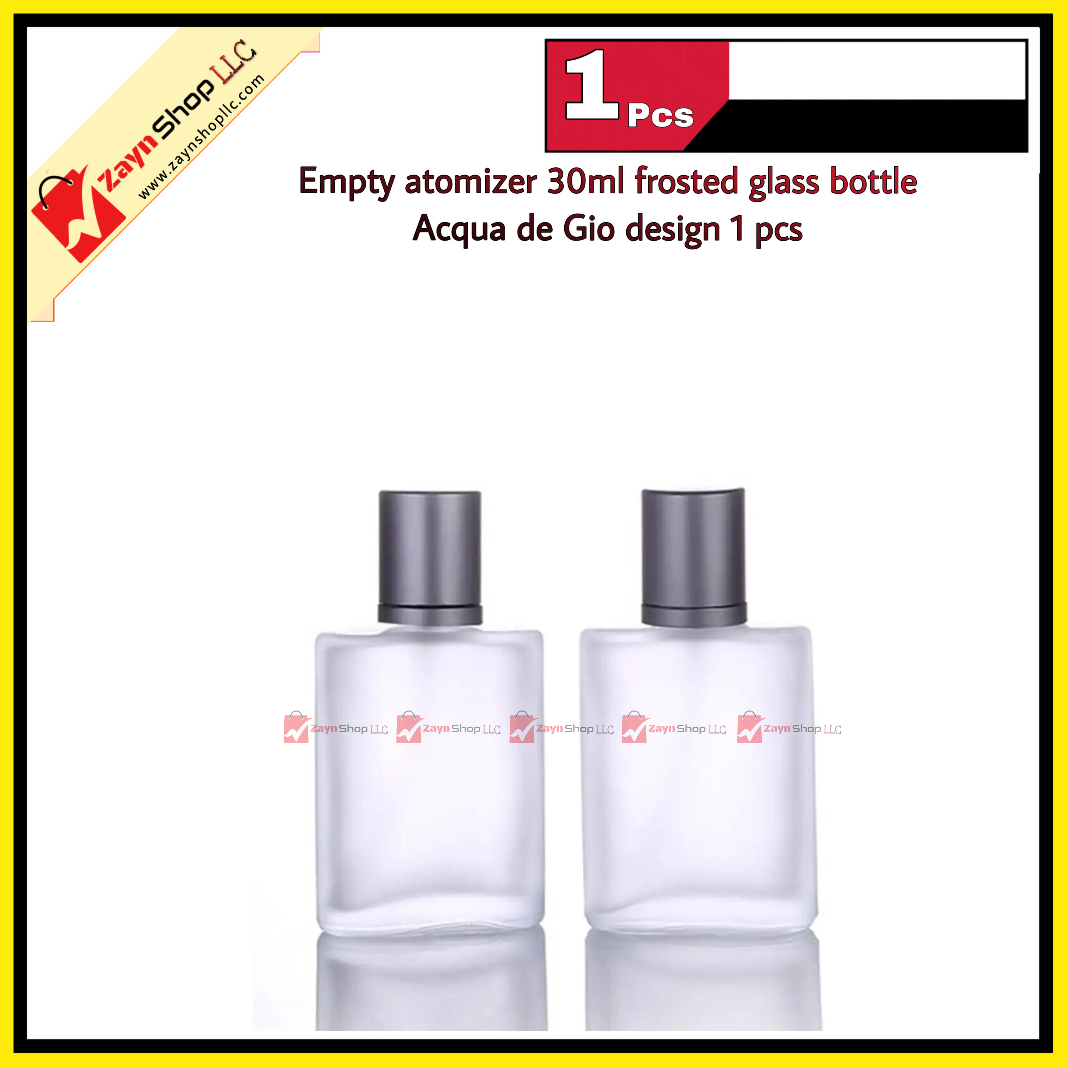 Empty atomizer 30ml frosted glass bottle Acqua de Gio design 1 pcs_img_0