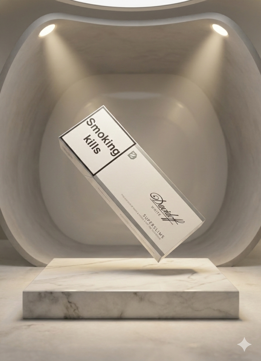 Davidoff white silm king size_img_0