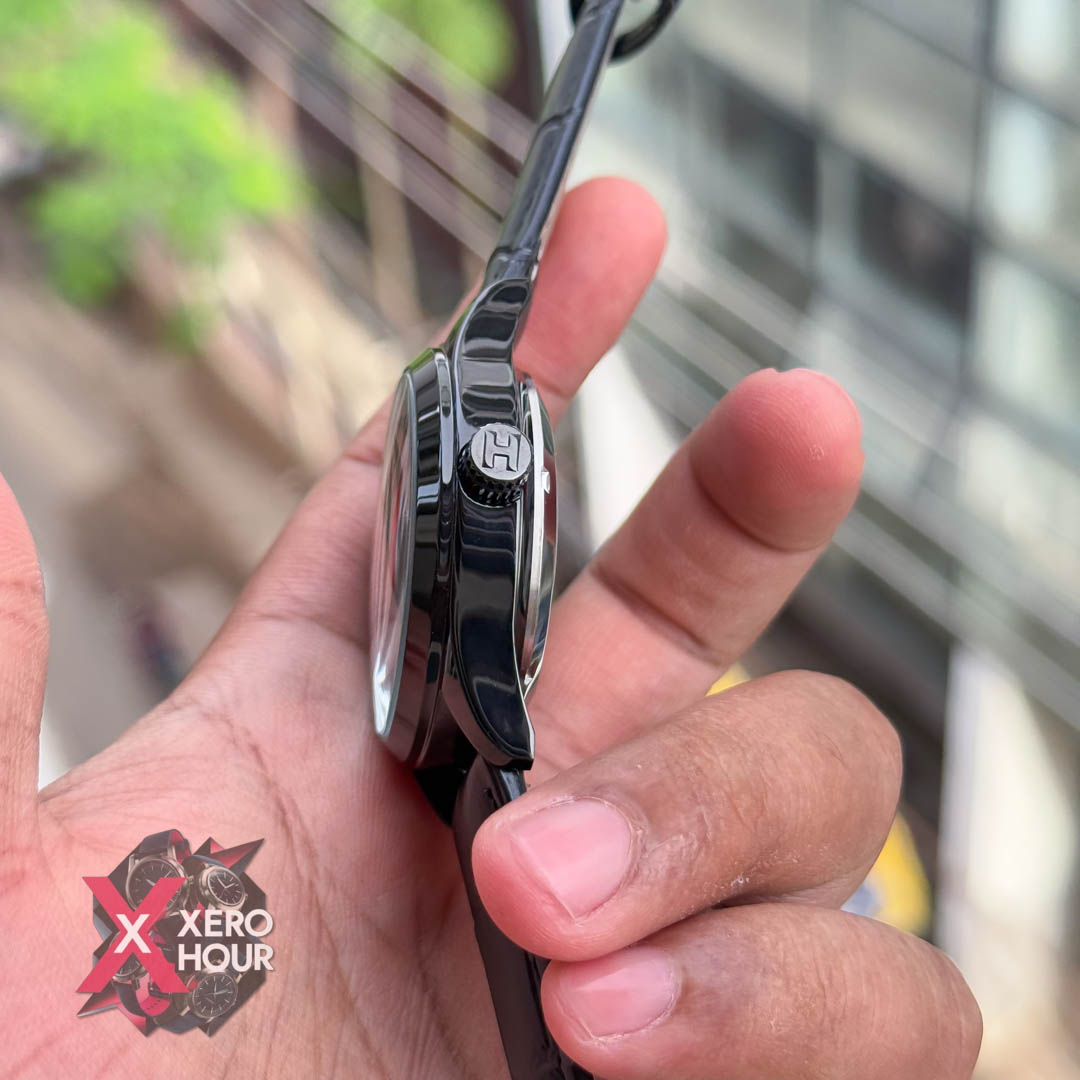 Tommy hilfiger Automatic movement | Leather belt watch Black dial_img_3