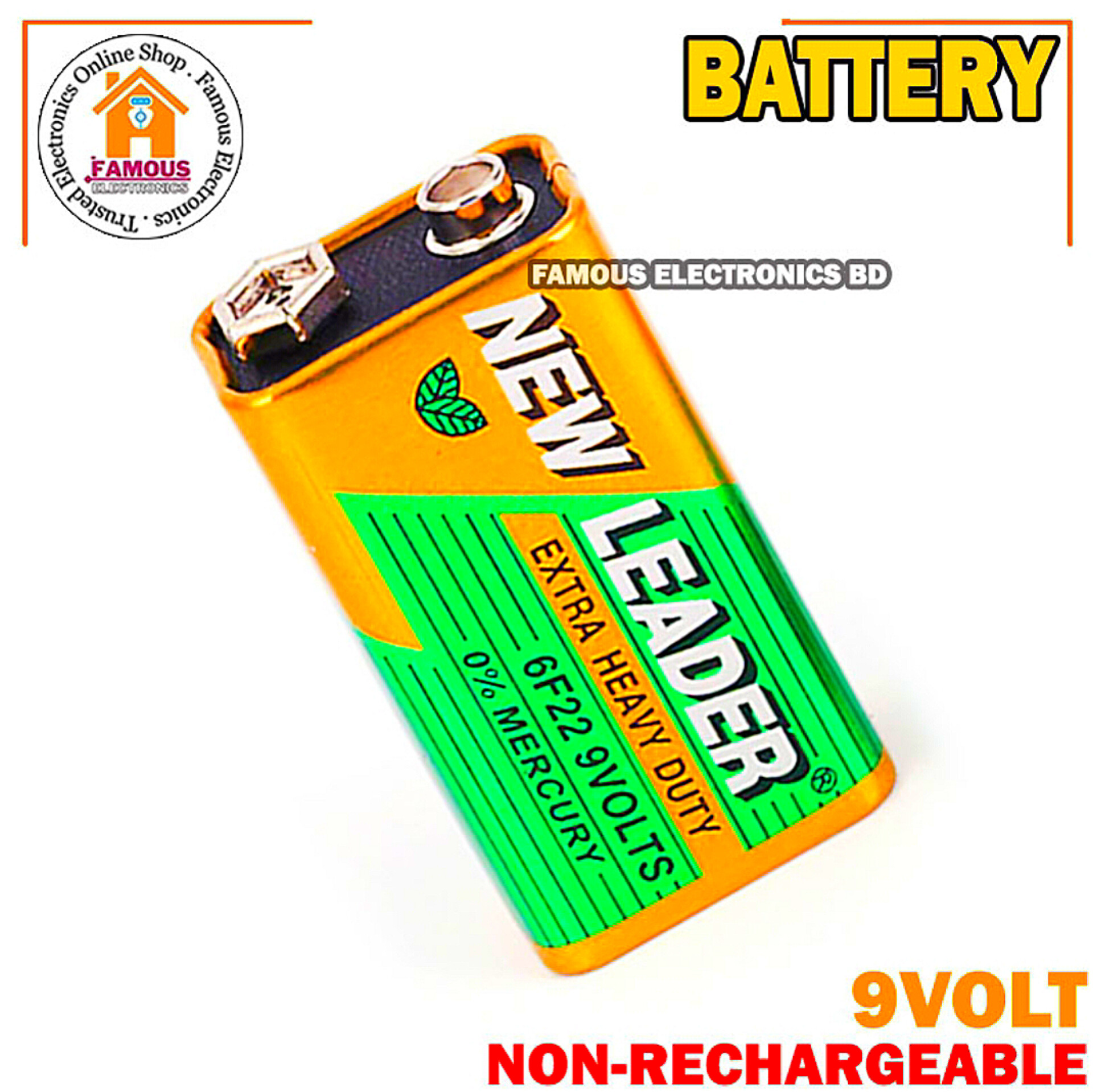 New Leader 6F22 9V Extra Heavy Duty Battery-1PCS_img_2