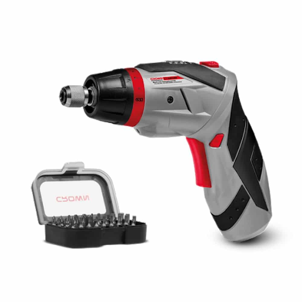 Crown CT22025, 3.6v Cordless Screwdriver with 31pcs bit set, 1.3Ah, Chuck : 6.35mm, Max. Torque: 3N.m, Model: CT22025_img_5