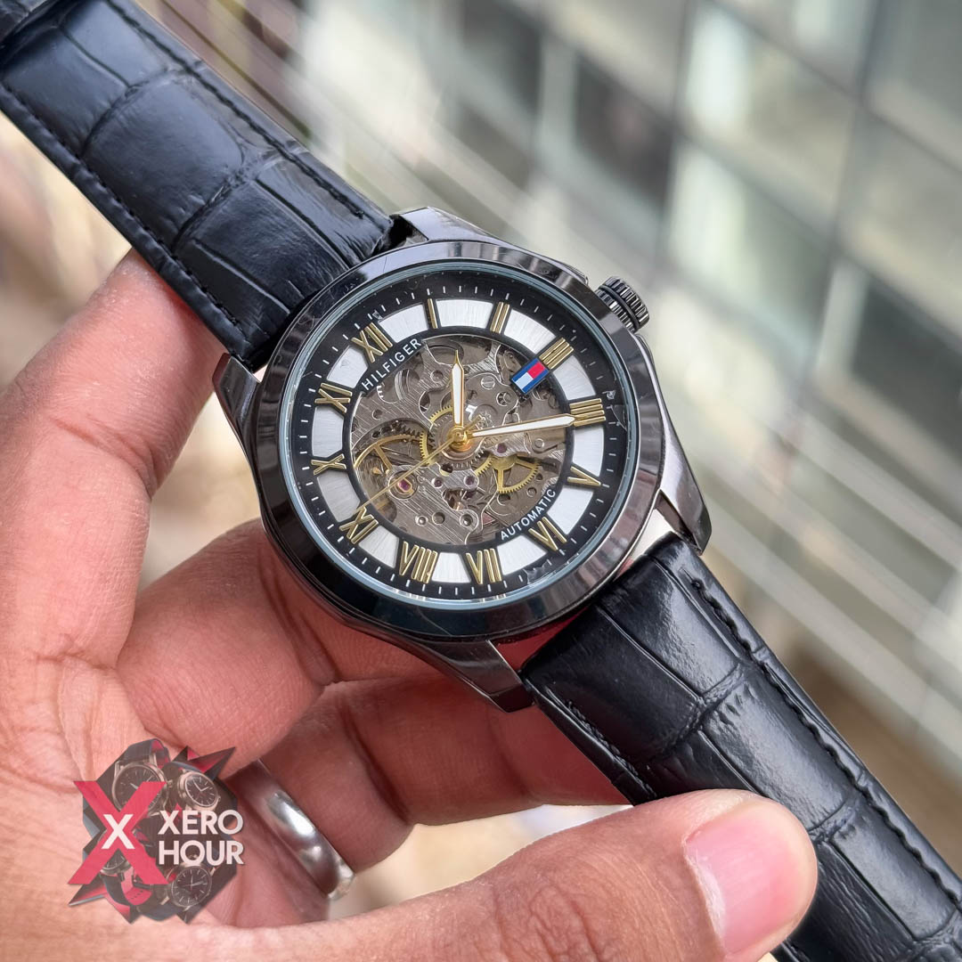 Tommy Hilfiger Automatic Movement | Golden Accent