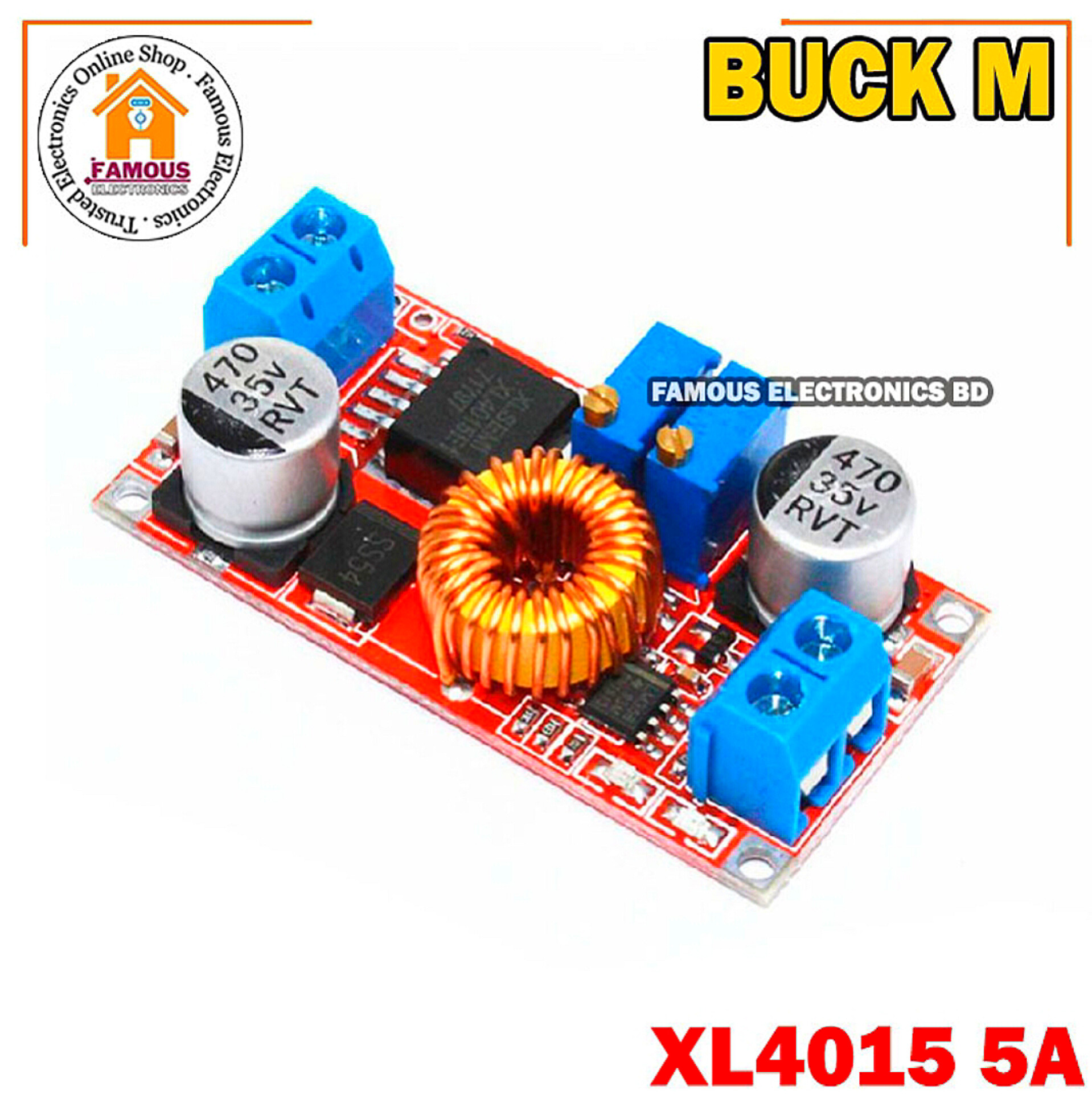 XL4015 Buck Converter 5A DC To DC CC CV Lithium Battery Step down Charging Board Led Power Converter Charger Step Down Module_img_5