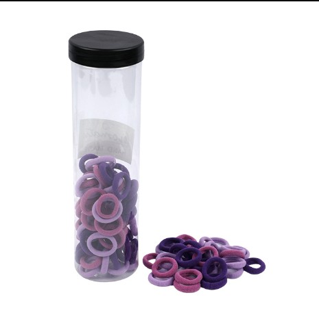 100 Pcs Rubber Bands for Girls Elastic Hair Bands for Children Mixed Colors Mini Ponytail Holder Baby Hair Accessories_img_0