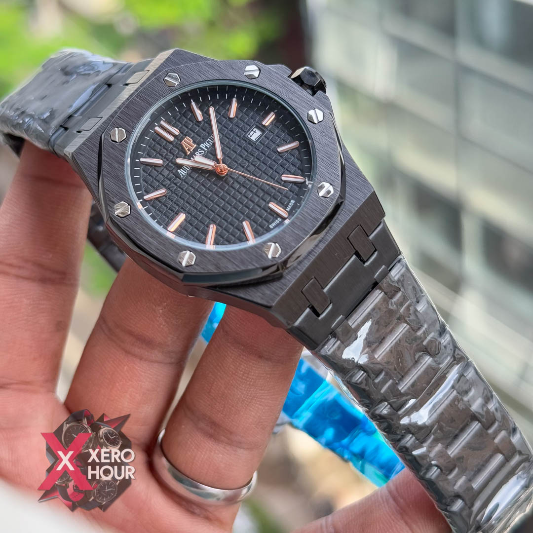 Audemars Piguet Royal Oak Upgraded Edition | Full Black with bronze Tone_img_1