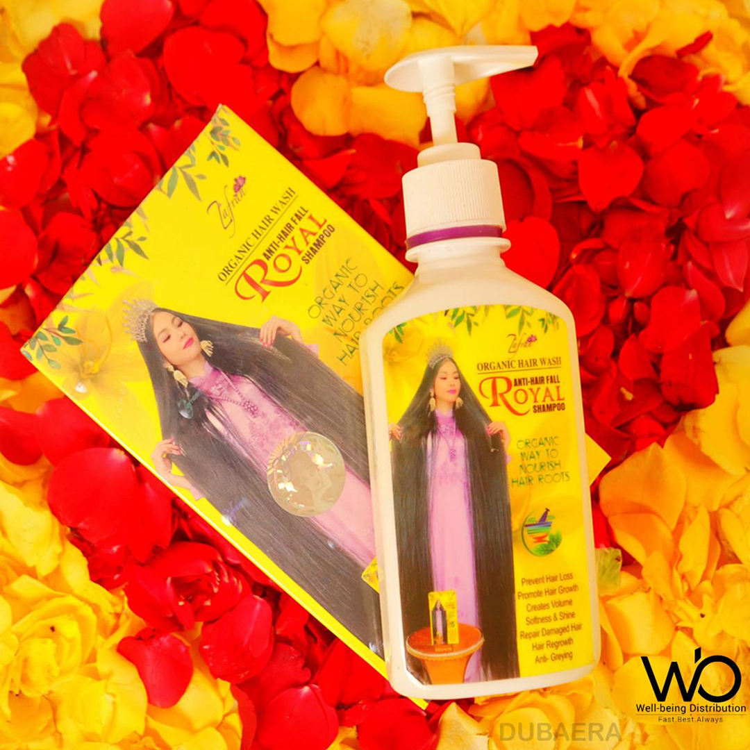 Zafran Anti-Hair Fall Royal Shampoo Organic Hair Wash 200ml