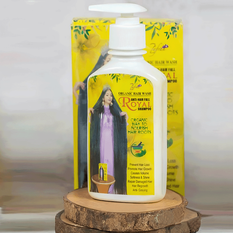 Zafran Anti-Hair Fall Royal Shampoo Organic Hair Wash 200ml_img_1