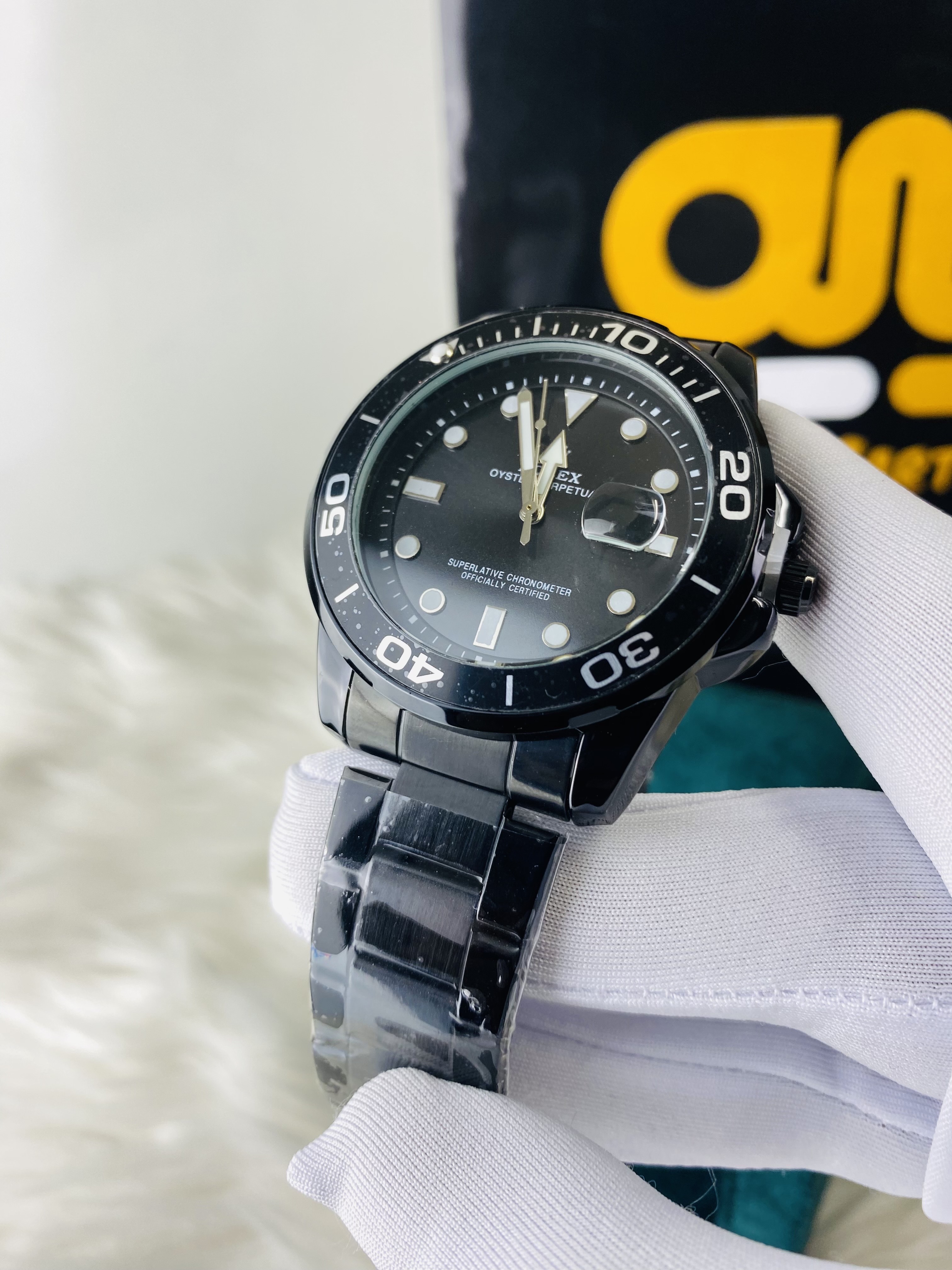 Rolex uper vessel moving || Full black