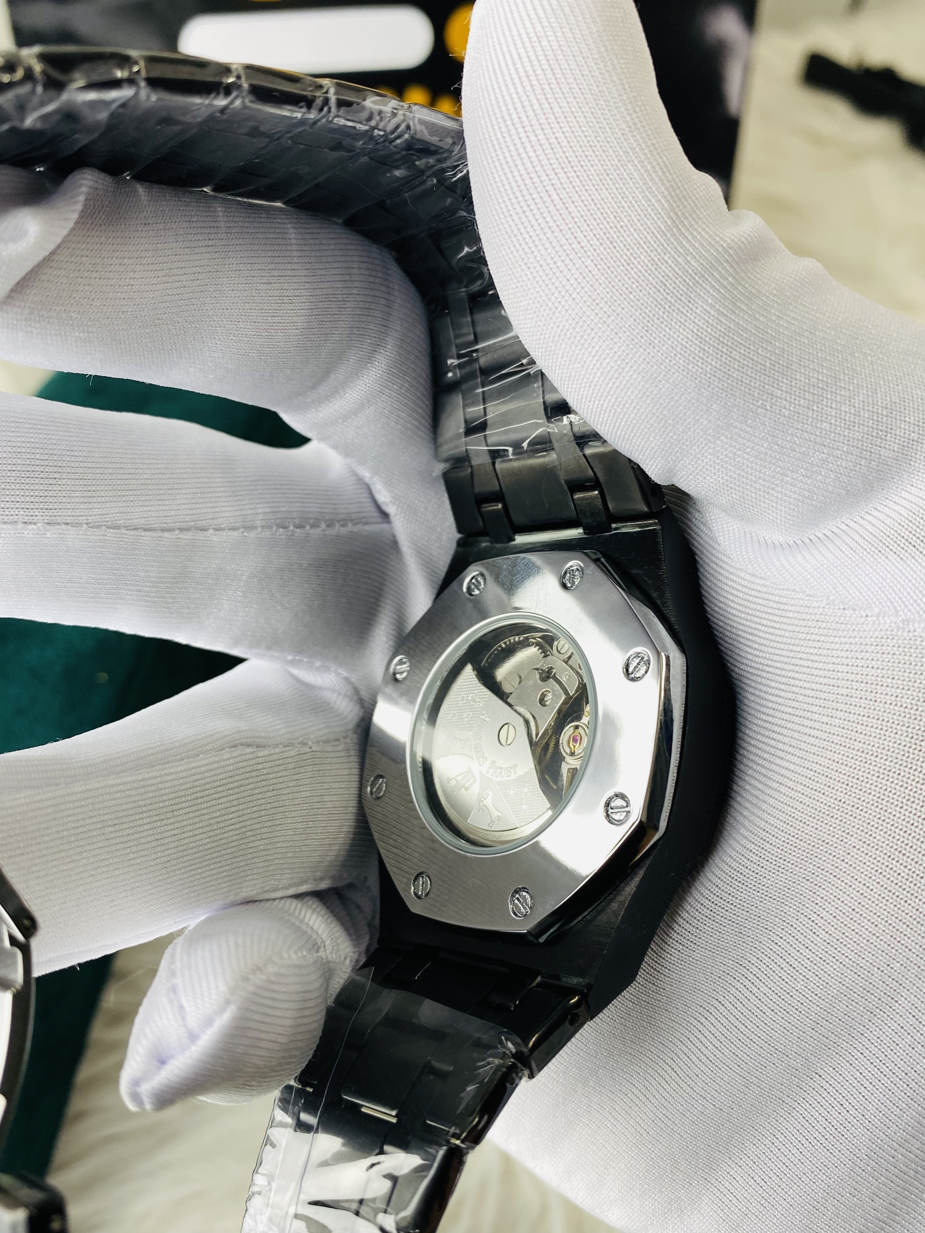 Audemars Piguet Automatic || Skeleton Black Chain || AA_img_1