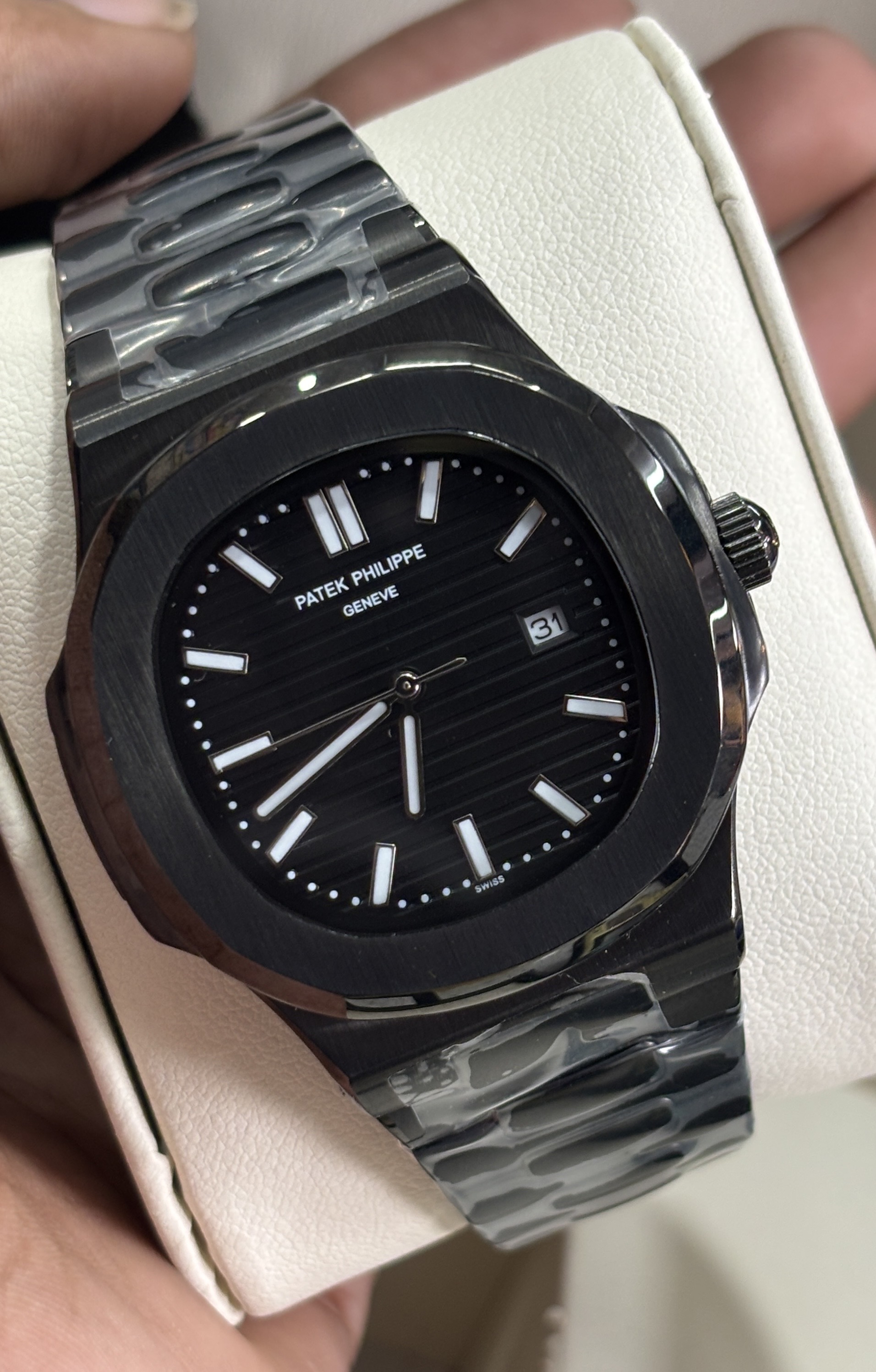 AAA copy)( Patek Philippe Nautilus,Black
