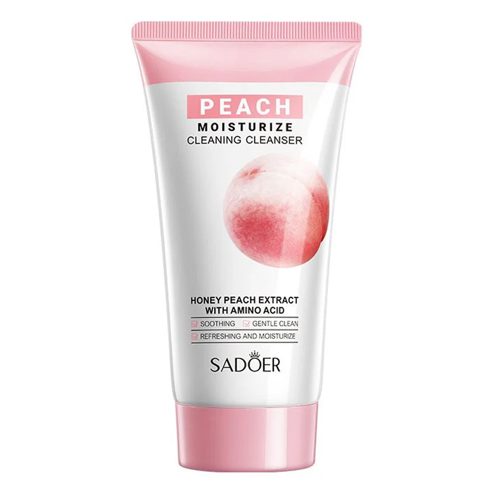 SADOER Honey Peach Extract with Amino Acid Face Cleanser- 150g