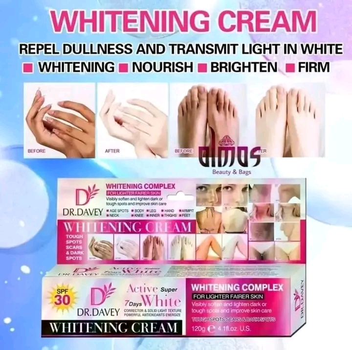 Dr Davey whitening complex 7days active super white Net Weight - 120gm