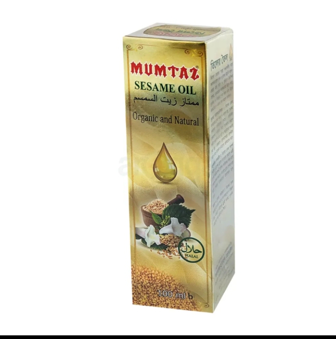 Mumtaz Organic Sesame Oil (তিলের তেল )60gm