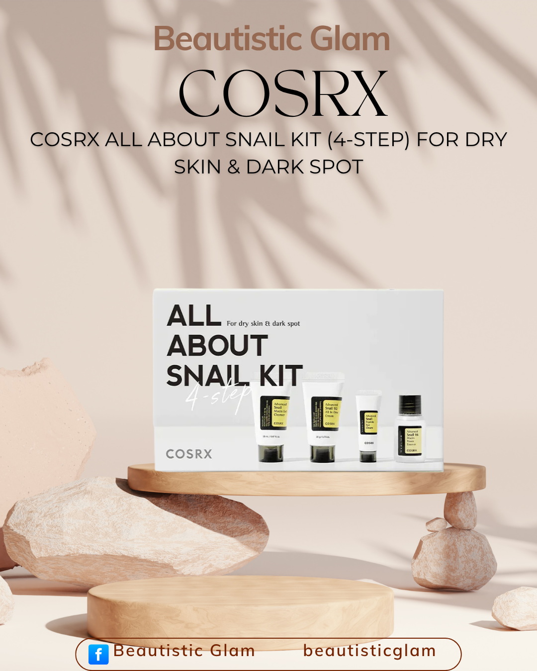 Cosrx All About Snail Kit (4-step) For Dry Skin & Dark Spot