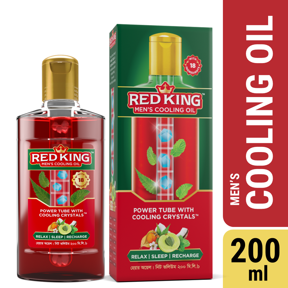 Red King Men's Cooling Oil 200ml (MRP: 280tk)
