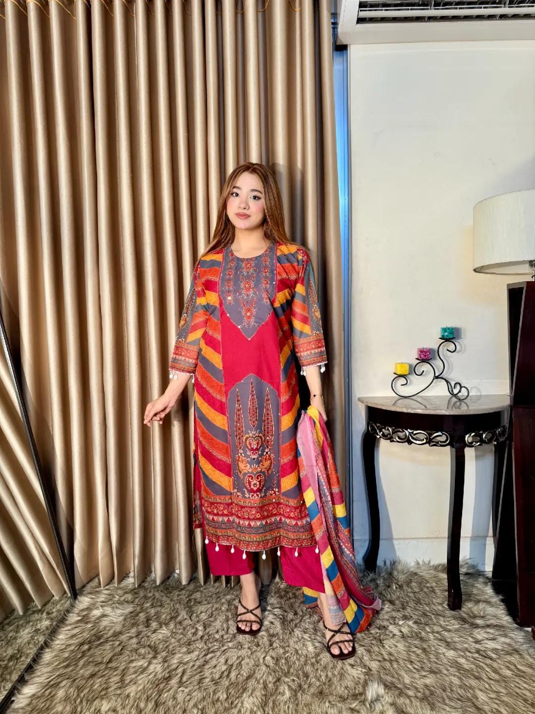 Indian Weightless Georgette Three-Piece_img_0