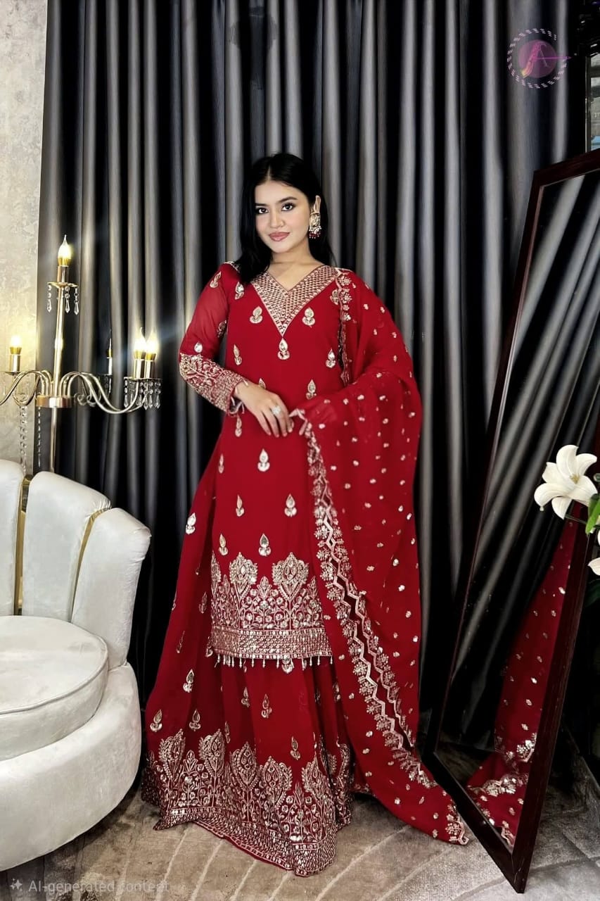 Premium Soft Georgette Three Piece_img_0