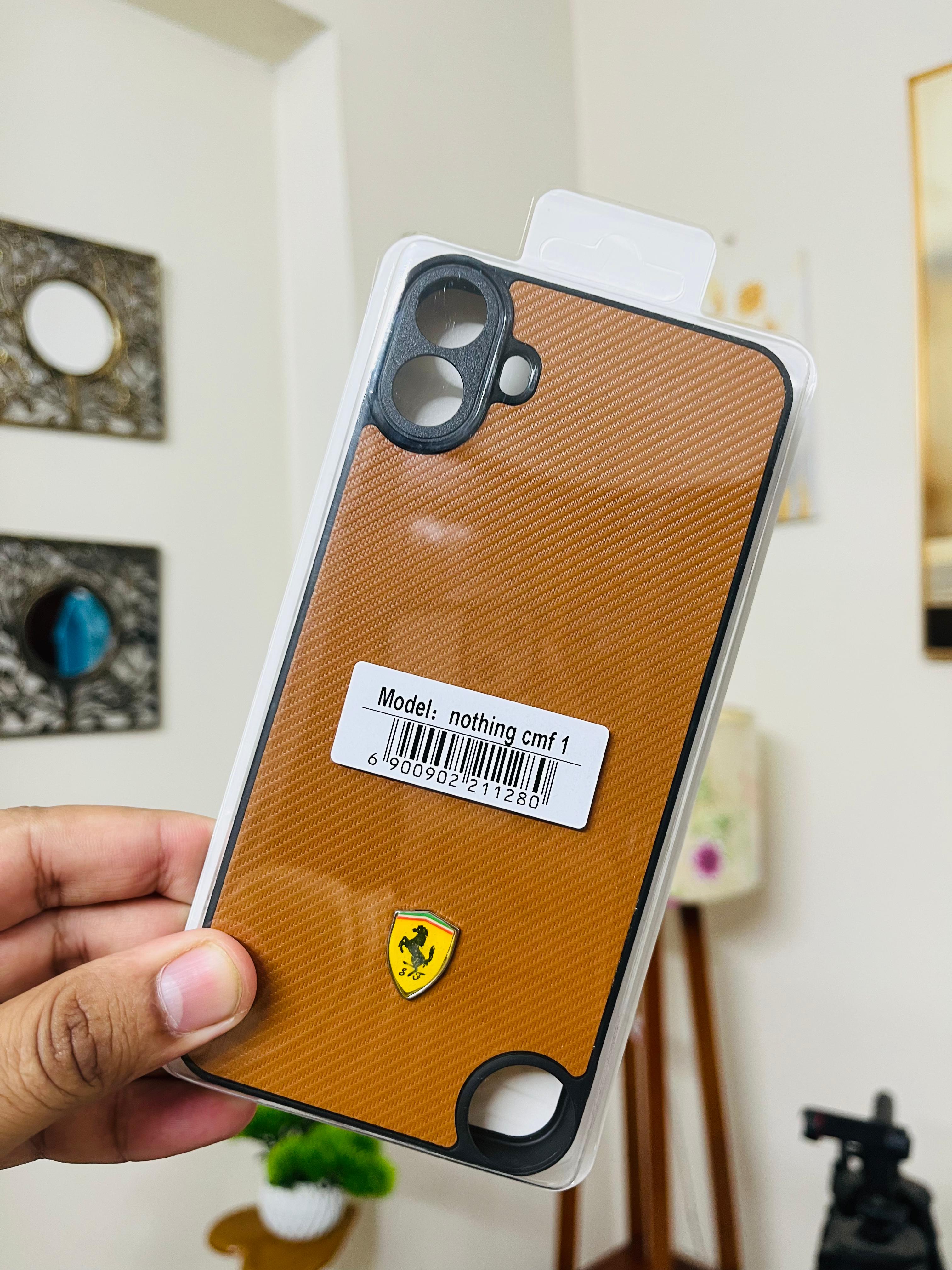 CMF Phone 1 Back Cover Carbon Fiber WIth Logo Design Premium Phone Back Cover_img_3