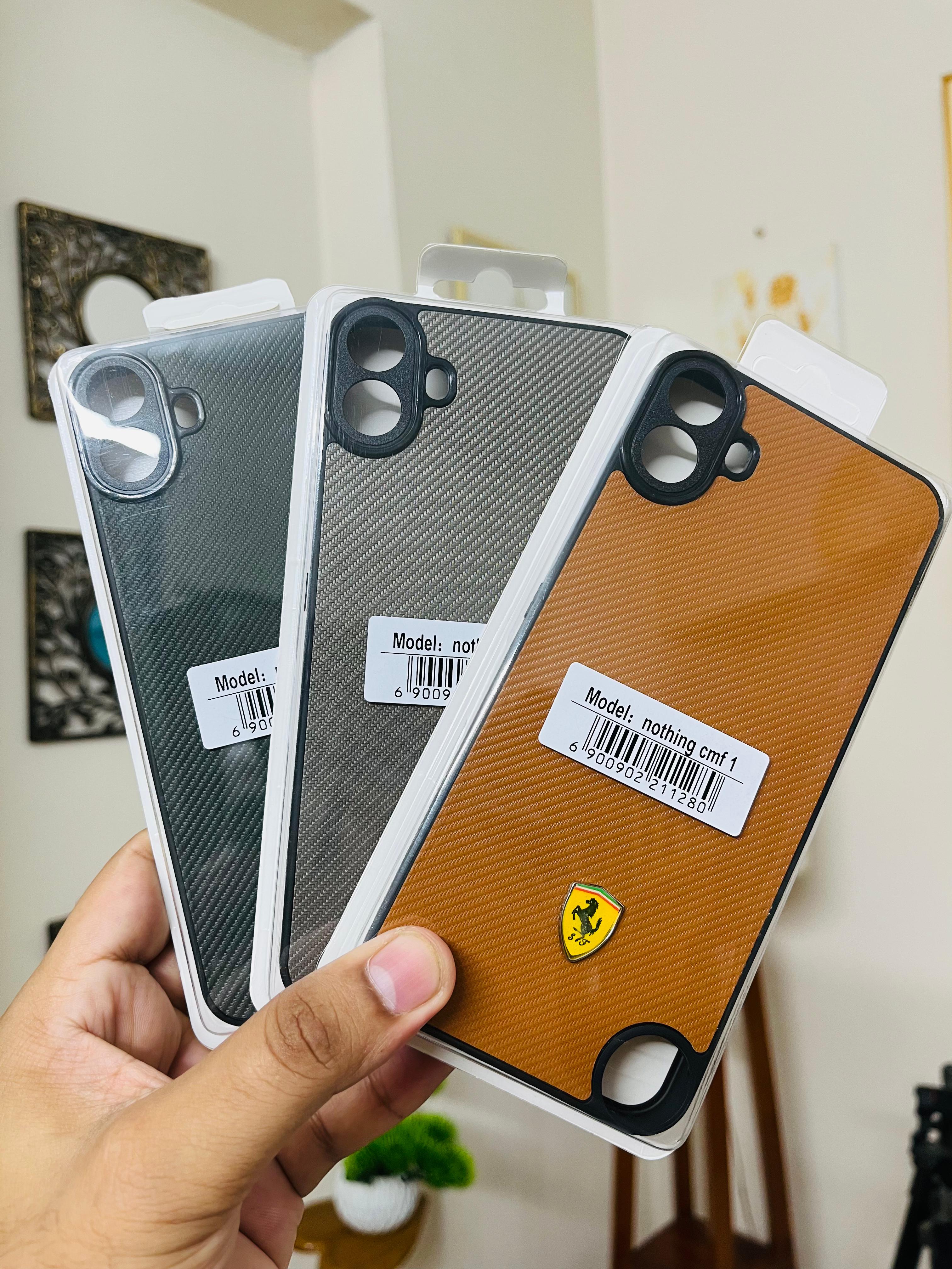 CMF Phone 1 Back Cover Carbon Fiber WIth Logo Design Premium Phone Back Cover_img_4