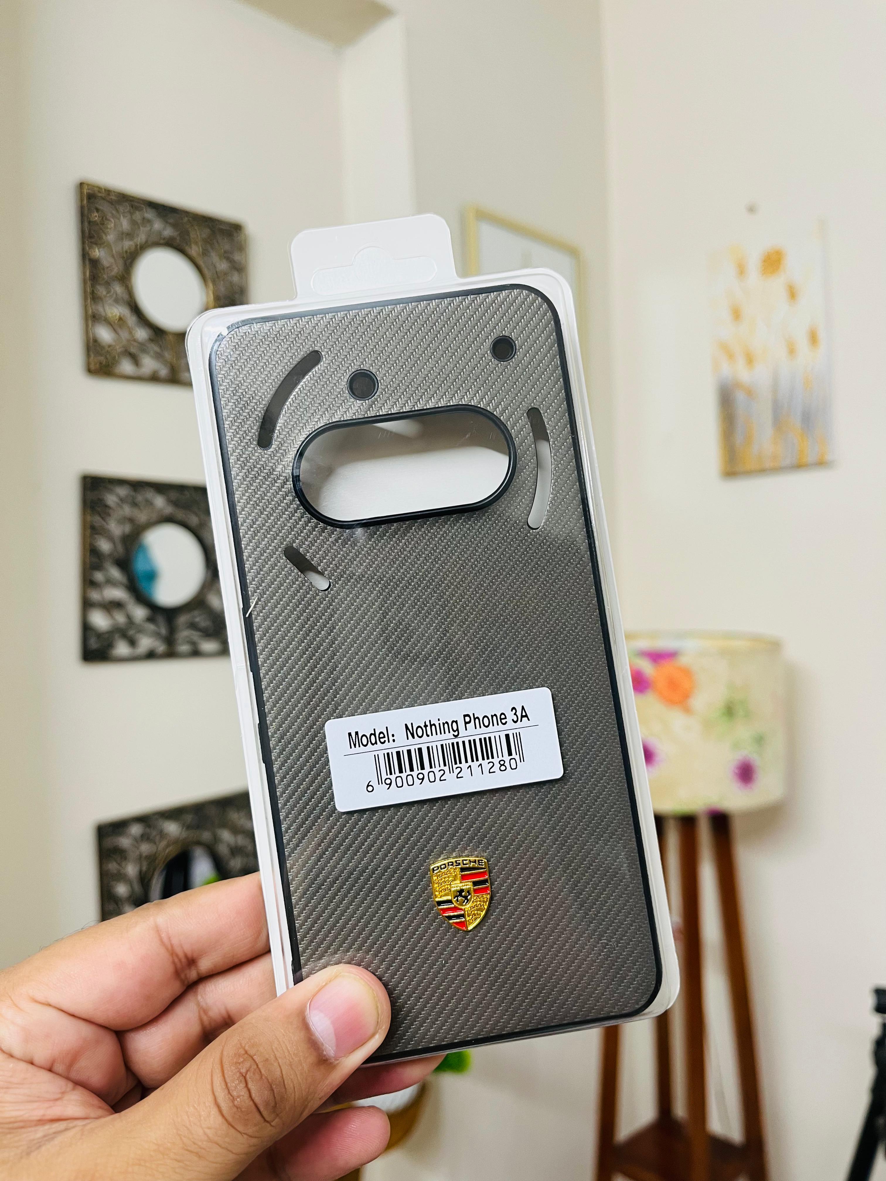 Nothing Phone 3A Back Cover Premium Carbon Fiber Texture Luxury Phone Case Sliim Design_img_2