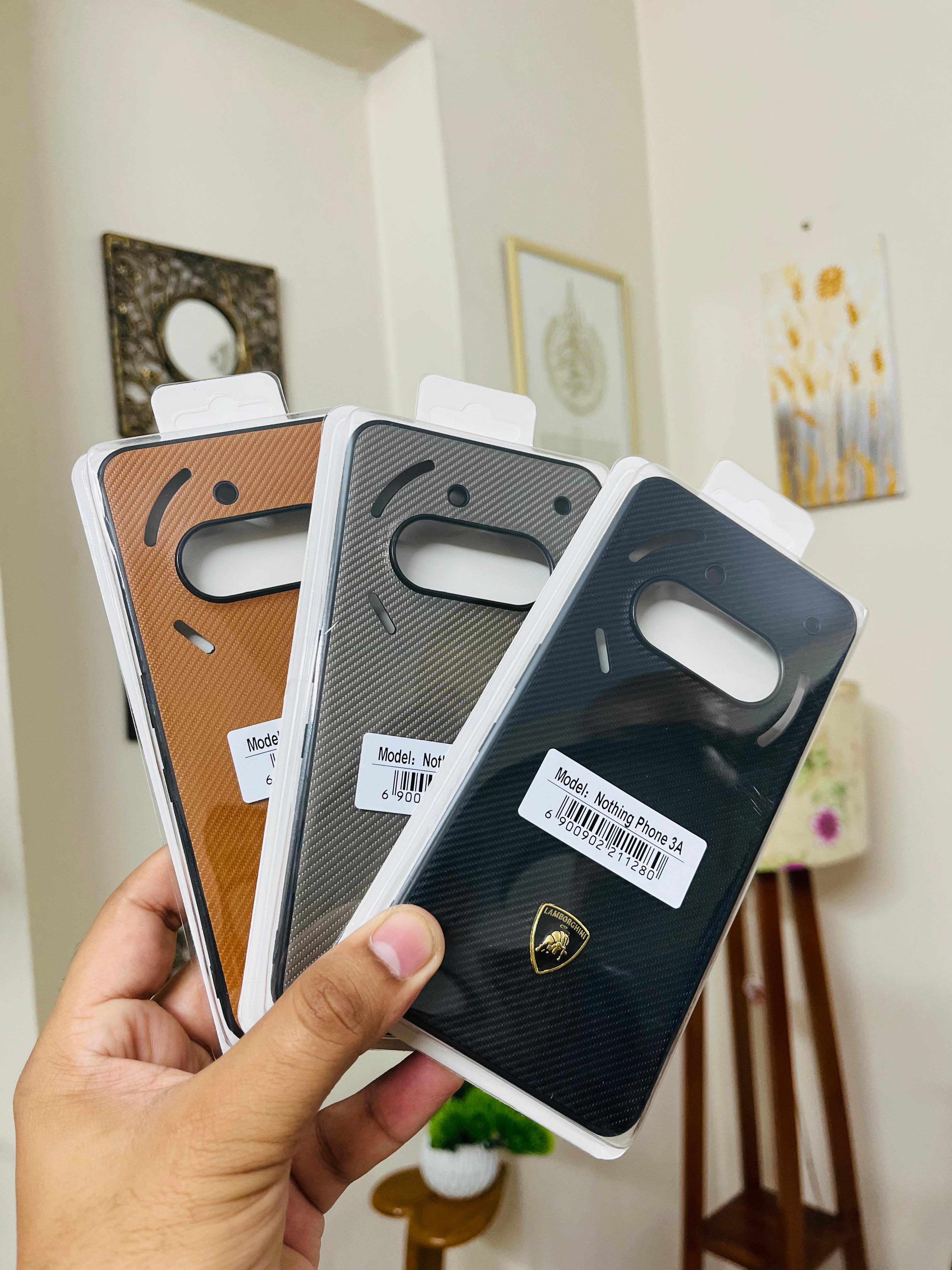 Nothing Phone 3A Back Cover Premium Carbon Fiber Texture Luxury Phone Case Sliim Design_img_4